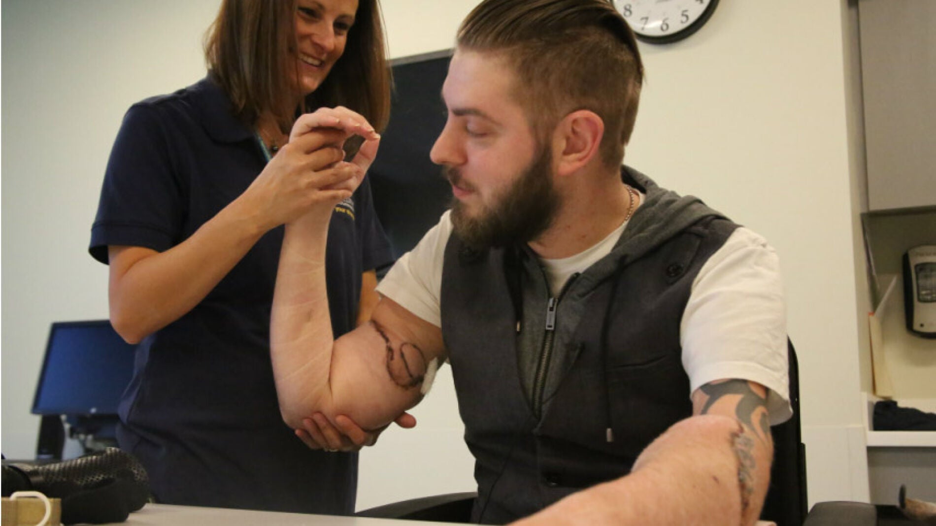 John Peck en rehabilitaci&oacute;n 