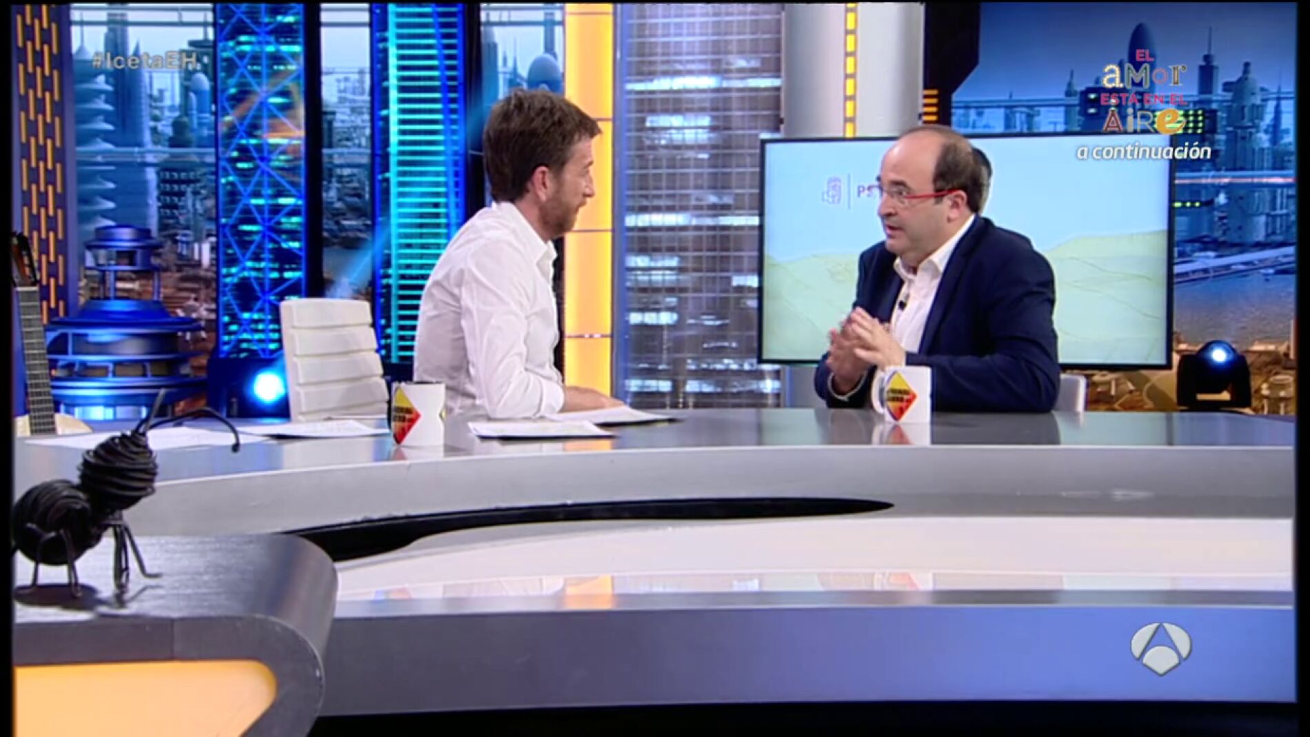 Frame 72.461963 de: Pablo Motos a Miquel Iceta: "Se ha suicidado el PSOE"