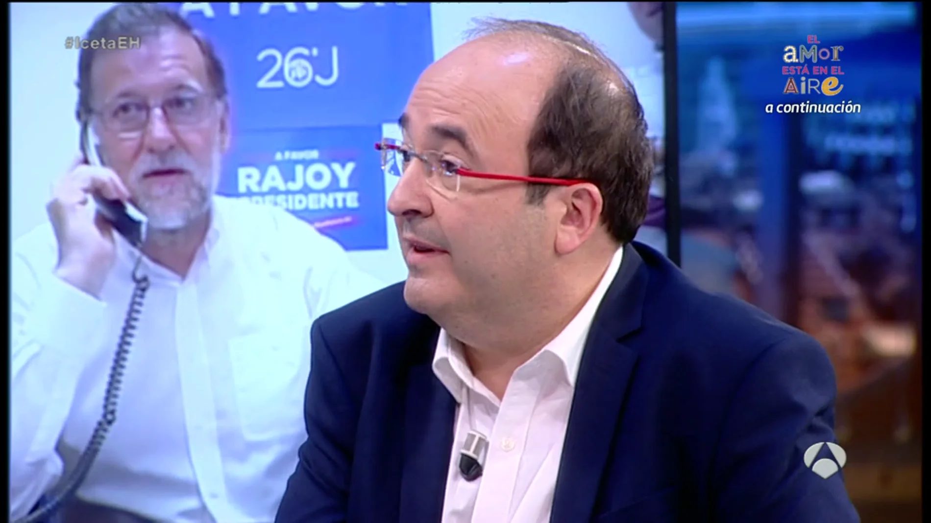 Frame 104.829249 de: Miquel Iceta: "Rajoy es un grande de EspaÃ±a"