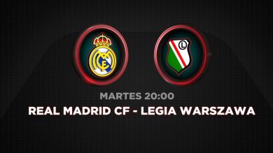 El Real Madrid - Legia de Varsovia se juega en directo el martes 18 en Antena 3 y Atresplayer