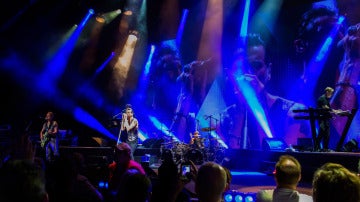 Depeche Mode durante su gira estadounidense