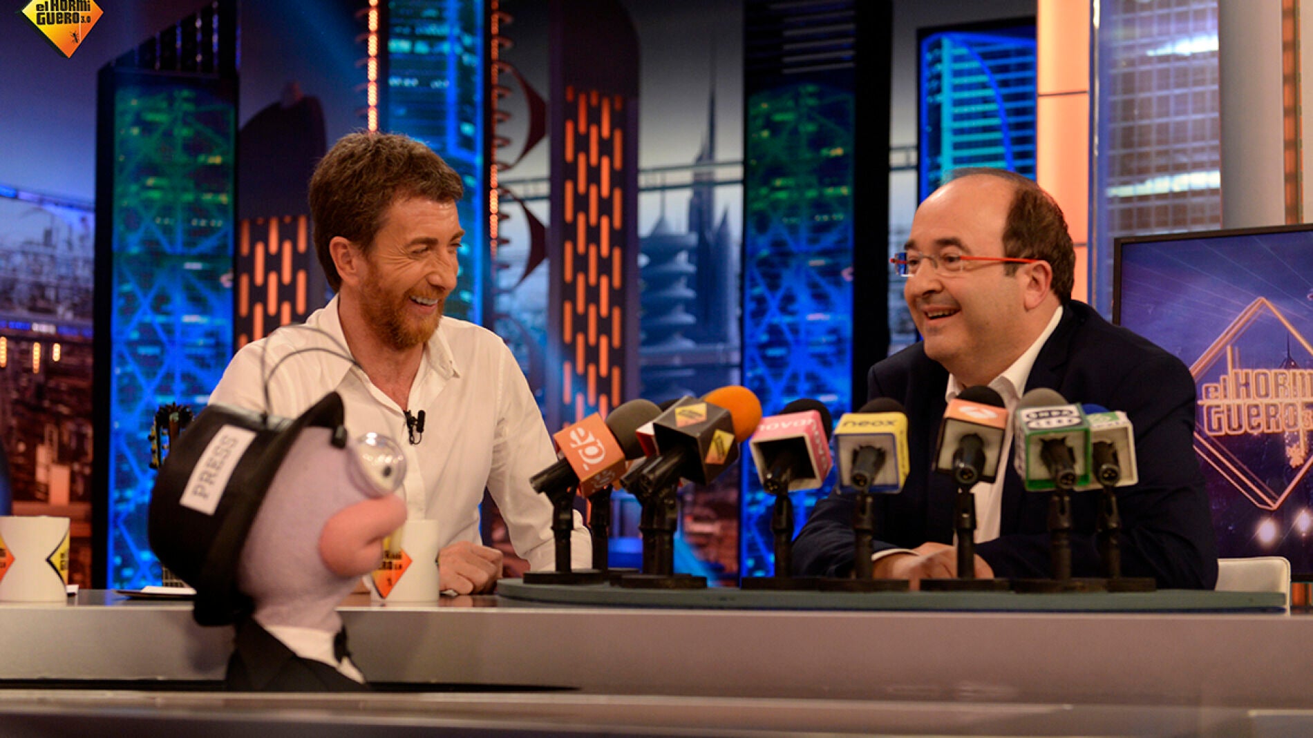 Miquel Iceta en la rueda de prensa Ib&eacute;rica de Trancas y Barrancas