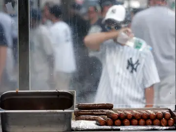 Puesto de comida rápida en Nueva York Puesto de comida rápida en Nueva York