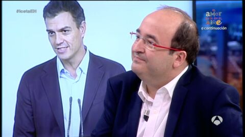 Miquel Iceta, durante una entrevista en El Hormiguero