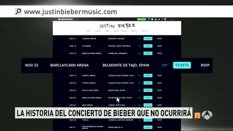 Página web oficial de entradas para conciertos de Justin Bieber Página web oficial de entradas para conciertos de Justin Bieber