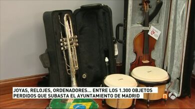 Madrid subasta 1.300 objetos perdidos, como ordenadores a partir de 10 euros y tablets de 30
