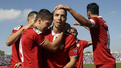 Un golazo de Sarabia da el triunfo al Sevilla frente al Leganés