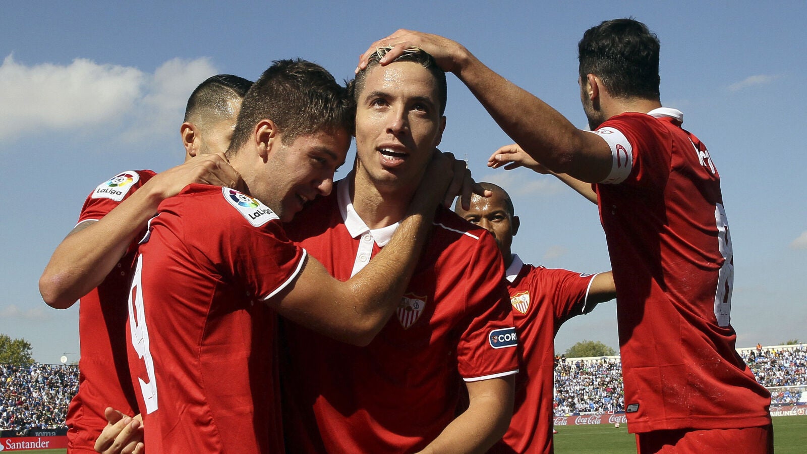 Un golazo de Sarabia da el triunfo al Sevilla frente al Leganés