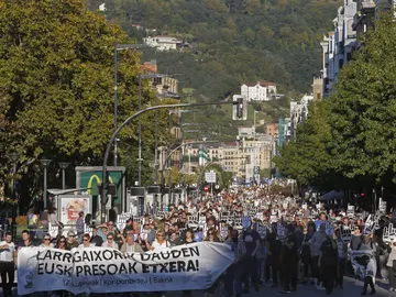 Manifestación en San Sebastián Manifestación en San Sebastián