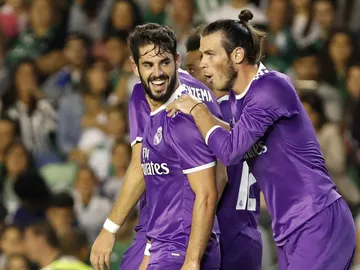 Isco, celebrando su segundo gol ante el Betis Isco, celebrando su segundo gol ante el Betis