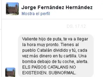El mensaje que ha recibido Puigdemont El mensaje que ha recibido Puigdemont