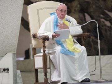 El Papa Francisco durante la homilía