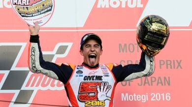 Marc Márquez gana en Motegi y se proclama campeón del mundo