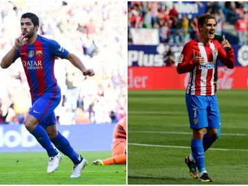 Luis Suárez vs Griezmann Luis Suárez vs Griezmann