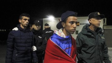 Uno de los inmigrantes recatados en Motril