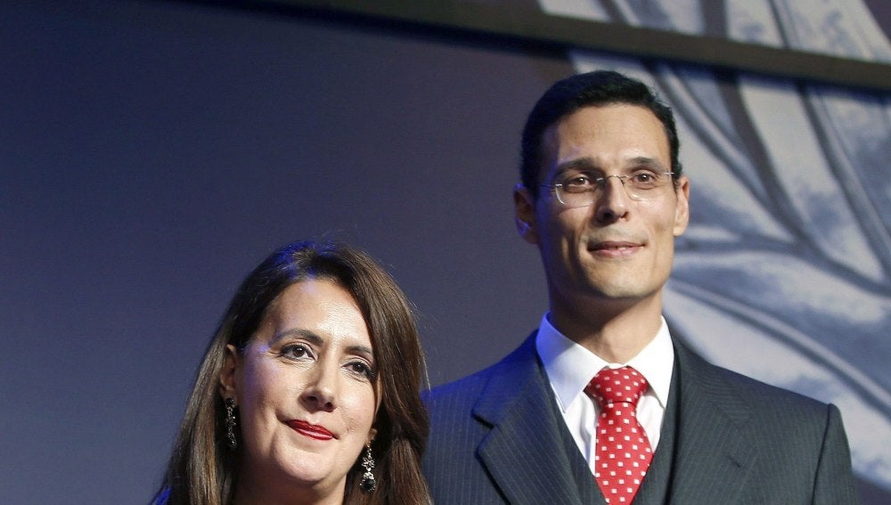 Dolores Redondo y Marcos Chicot