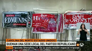 Incendian la sede del Partido Republicano en Hillsborough, en Carolina del Norte