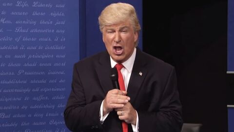 Alec Baldwin como Donald Trump