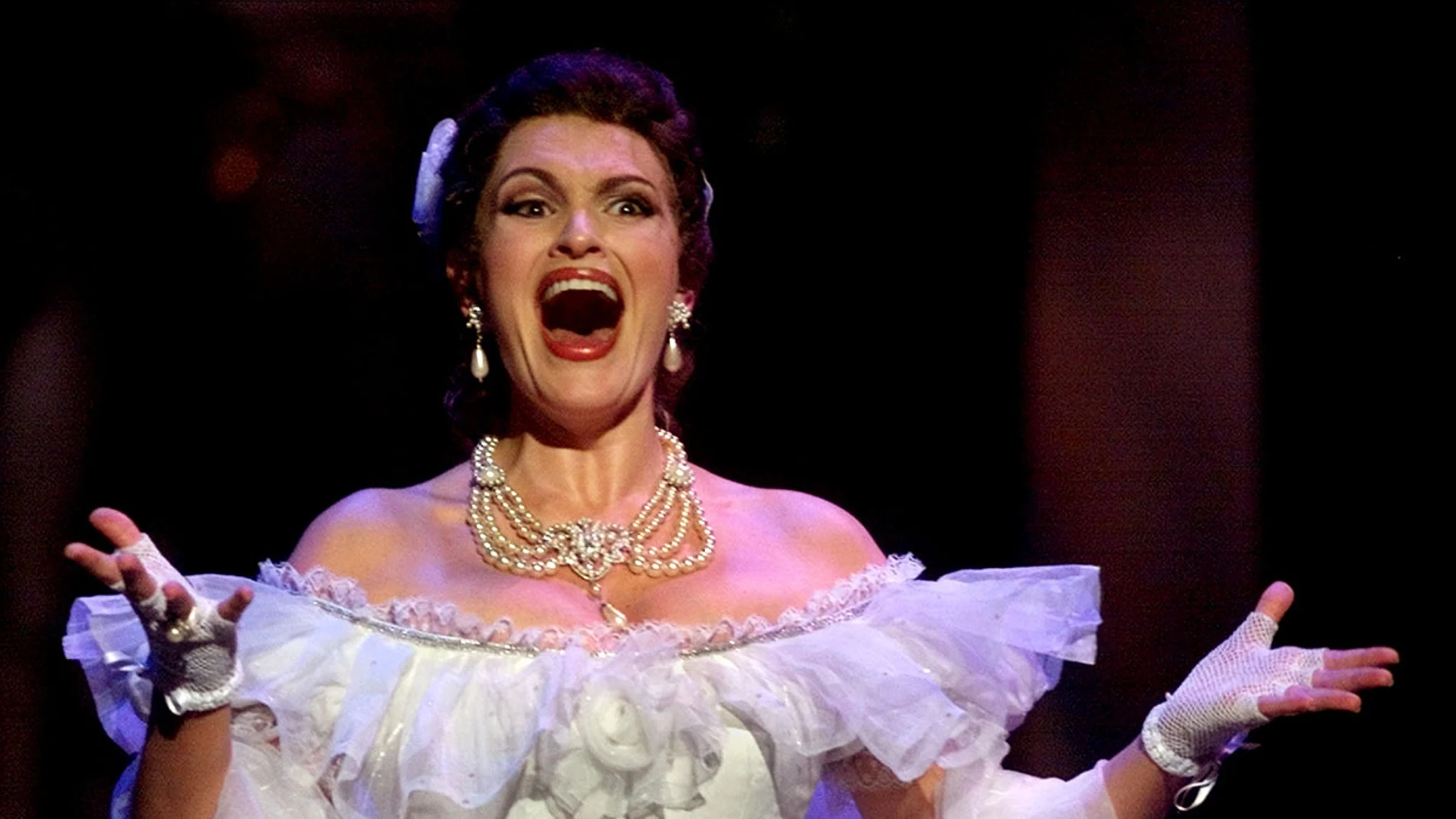 Imagen de archivo de Ainhoa Arteta en concierto Imagen de archivo de Ainhoa Arteta en concierto