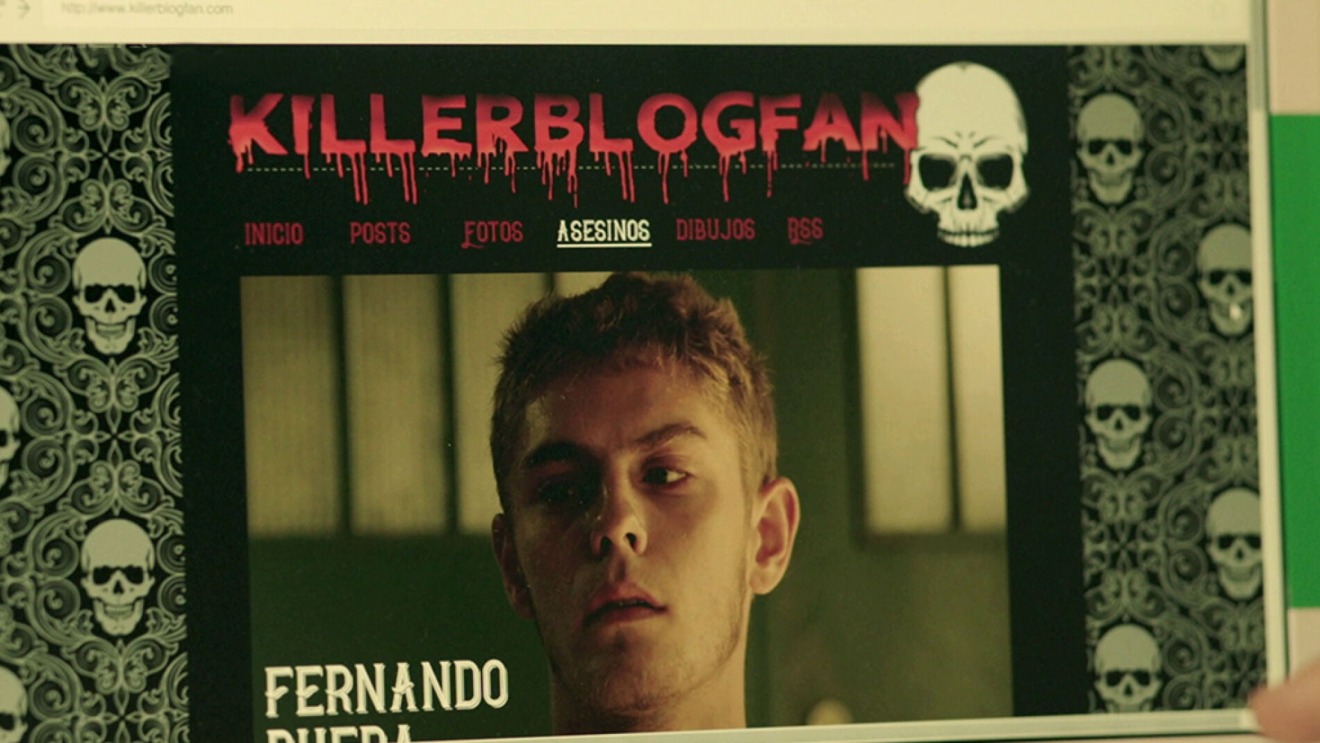&iquest;Qui&eacute;n escribe el macabro blog sobre asesinatos en el que aparece Fernando?