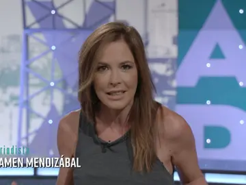 Mamen Mendizábal en el 'Tercer Grado' Mamen Mendizábal en el 'Tercer Grado'