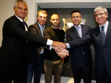 Mascherano, azulgrana hasta 2019 Mascherano, azulgrana hasta 2019