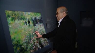 Recorremos la retrospectiva de Renoir en el Thyssen con un invidente