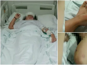 Imágenes de la niña agredida en Palma Imágenes de la niña agredida en Palma