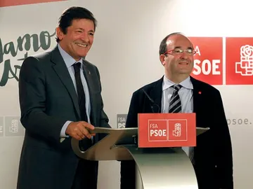 Javier Fernández y Miquel Iceta Javier Fernández y Miquel Iceta