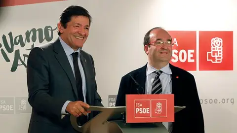 Javier Fernández y Miquel Iceta Javier Fernández y Miquel Iceta