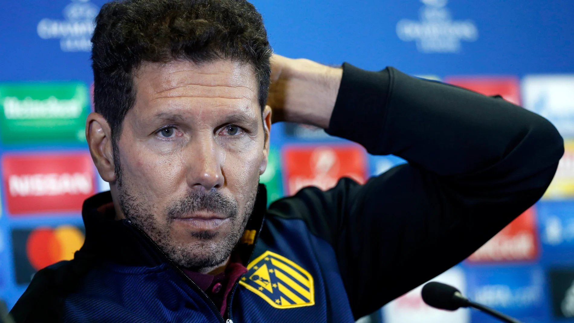 Simeone en rueda de prensa Simeone en rueda de prensa