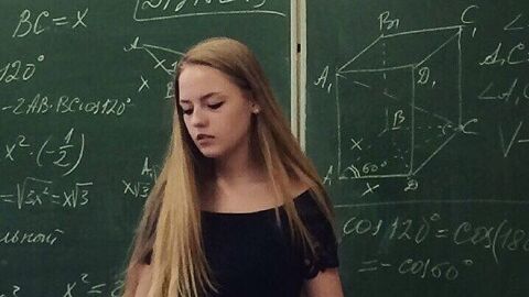 Profesora de matem&aacute;ticas