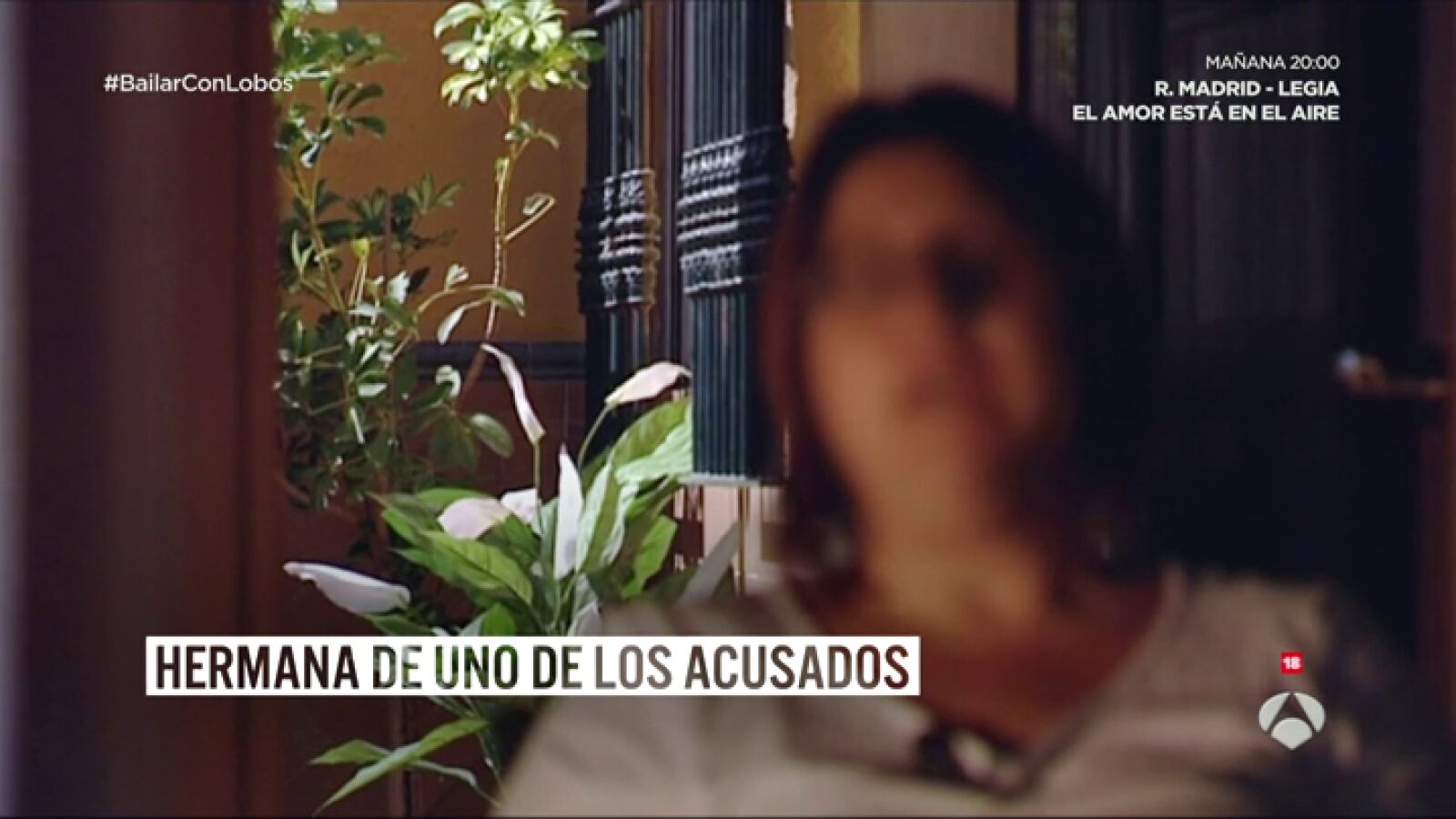 La hermana de uno de los acusados: 