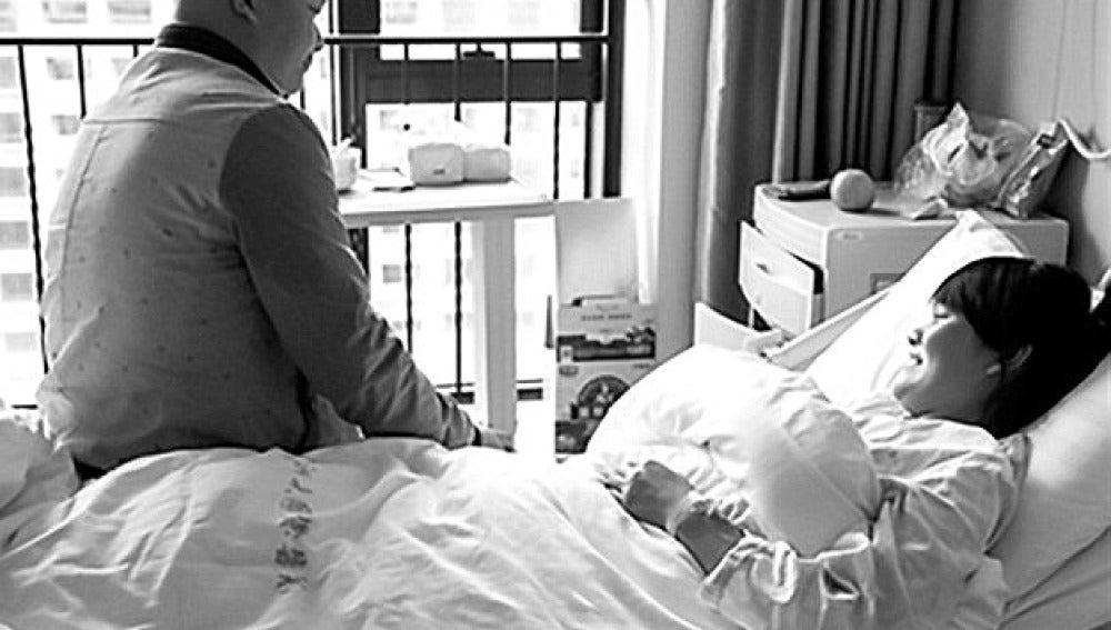 Yang Li, en el hospital