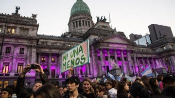 Convocatoria contra la violencia machista en Argentina
