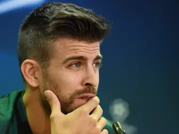 Gerard Piqué, en rueda de prensa Gerard Piqué, en rueda de prensa