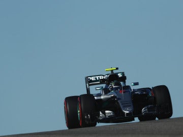 Rosberg, rodando en el circuito de Austin