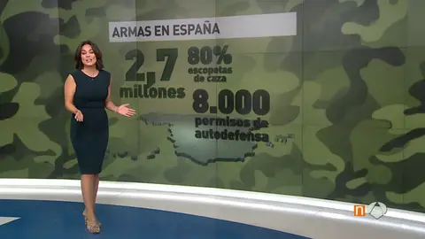 Frame 40.675708 de: Las diez cifras imprescindibles de la situación de las armas en España Frame 40.675708 de: Las diez cifras imprescindibles de la situación de las armas en España