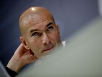 Zidane, en rueda de prensa Zidane, en rueda de prensa