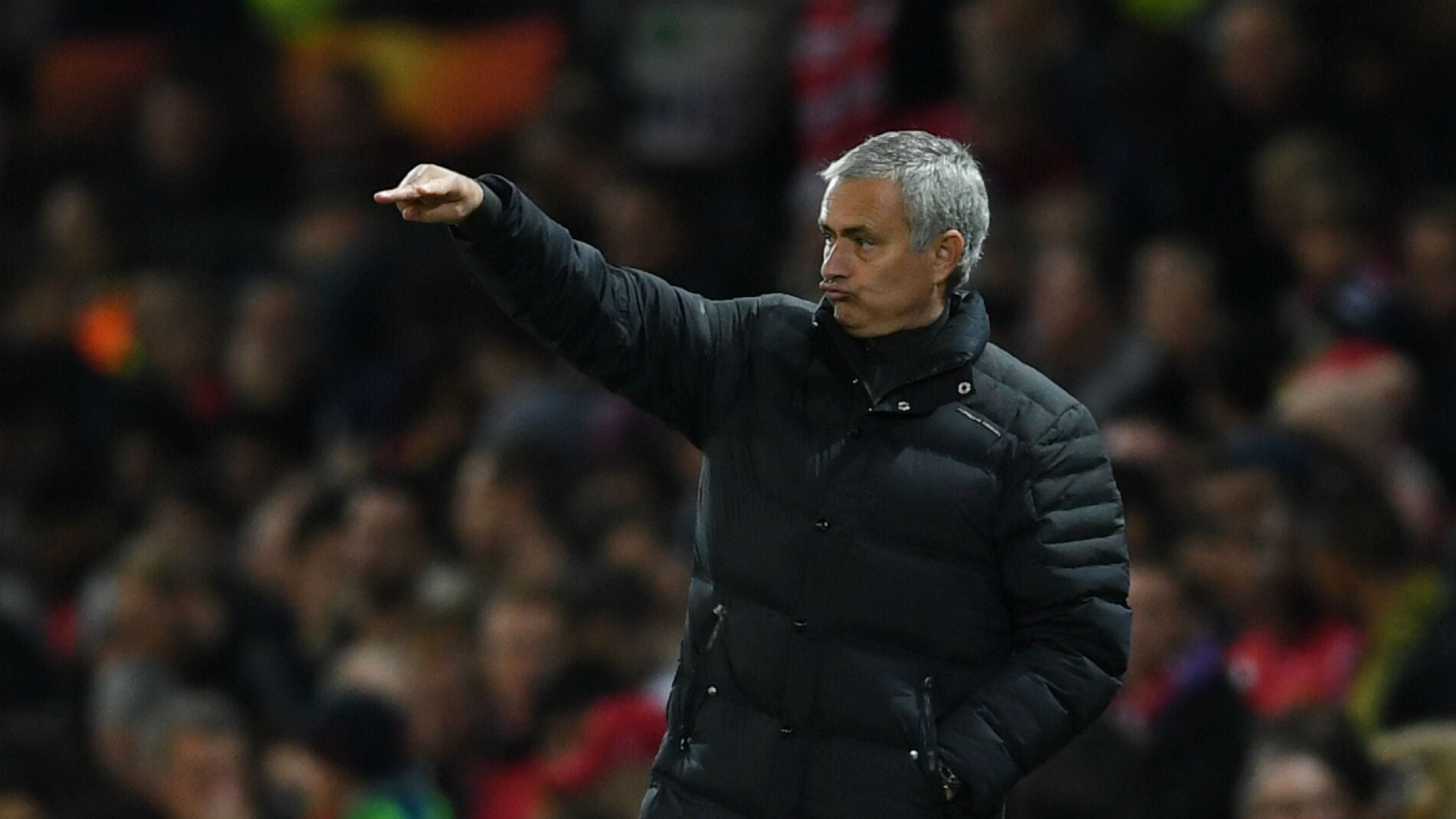 Jose Mourinho, con el United