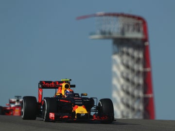 Max Verstappen, en Austin