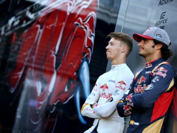Kvyat y Sainz, juntos en Toro Rosso
