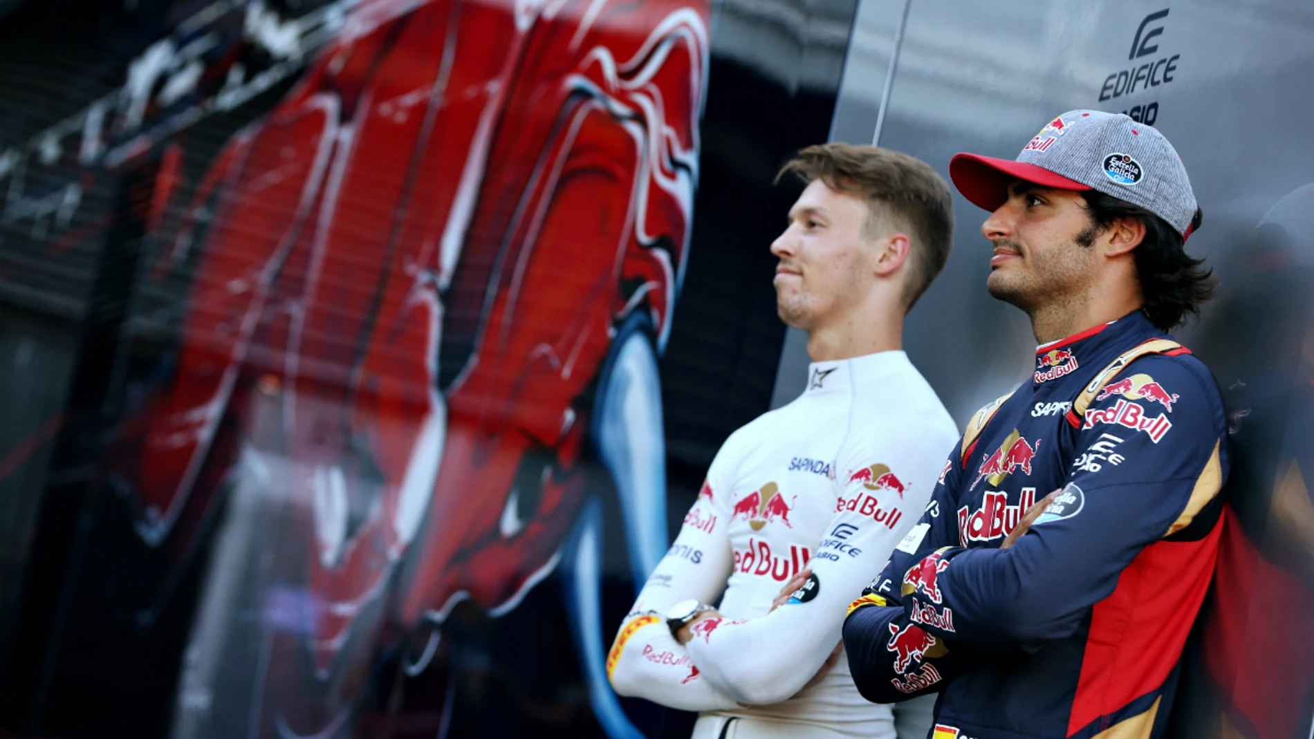 Kvyat y Sainz, juntos en Toro Rosso