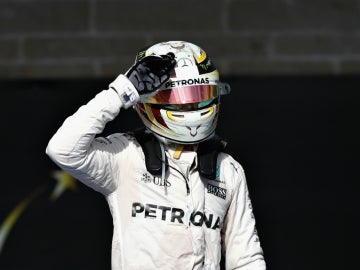 Hamilton, tras ganar un Gran Premio