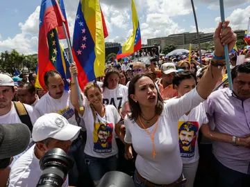 Manifestación por el revocatorio en Venezuela Manifestación por el revocatorio en Venezuela