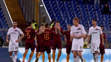 La Roma golea al Palermo y se pone a dos puntos de la Juventus