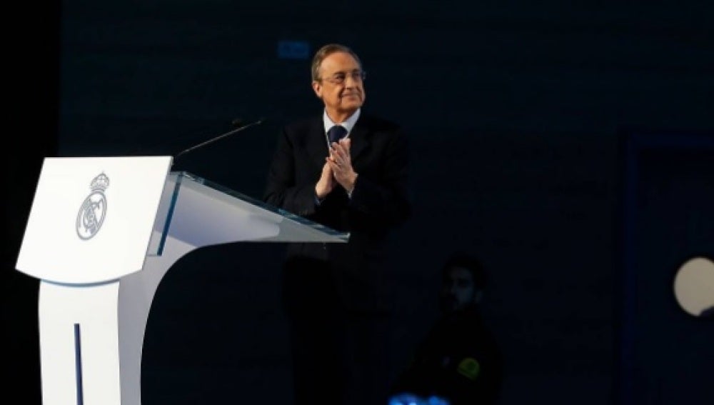 Florentino Pérez, en la Asamblea General Ordinaria del Real Madrid