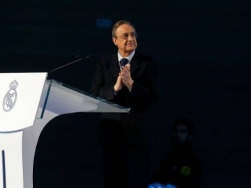 Florentino Pérez, en la Asamblea General Ordinaria del Real Madrid