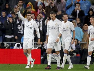 Morata celebra su gol ante el Athletic