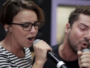 Chenoa y David Bisbal ensayando 'Escondidos' Chenoa y David Bisbal ensayando 'Escondidos'